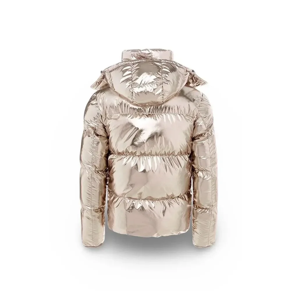 NWT Jordan Craig Toronto Bubble Men's Jacket Metallic Gold 91542M-GOLD